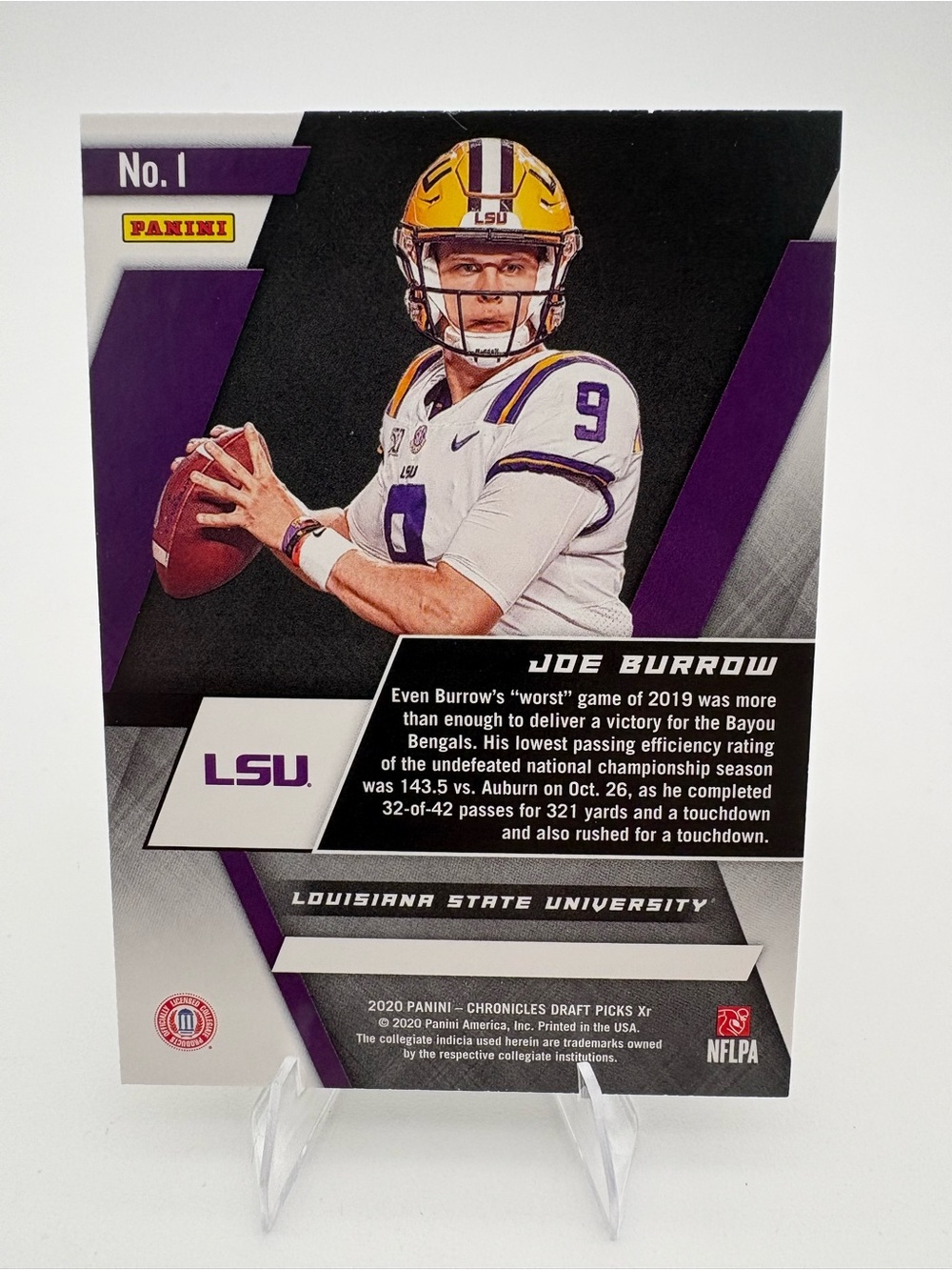 Joe Burrow 4-Card Lot 🔥 Color Match Rookies & Panini Select/Absolute 🔥 - Picture 3 of 9